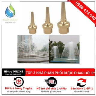 Đầu phun tia nươc ren trong 21mm phun nước nghệ thuật