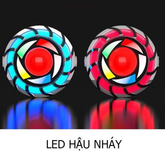 ✅ Đèn Hậu Bi Cầu Viền 7 Màu Lắp Wave - Dream - Sirius, Raider  ✅