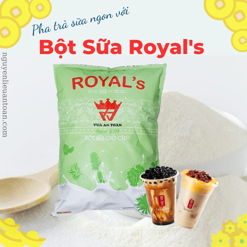 Bột Sữa Royal's Cao Cấp 5kg Pha Tất Cả Các Loại Trà Sữa