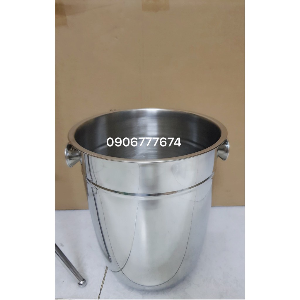 Bộ xô ướp rượu và chân xô xếp inox 304 dày đẹp
