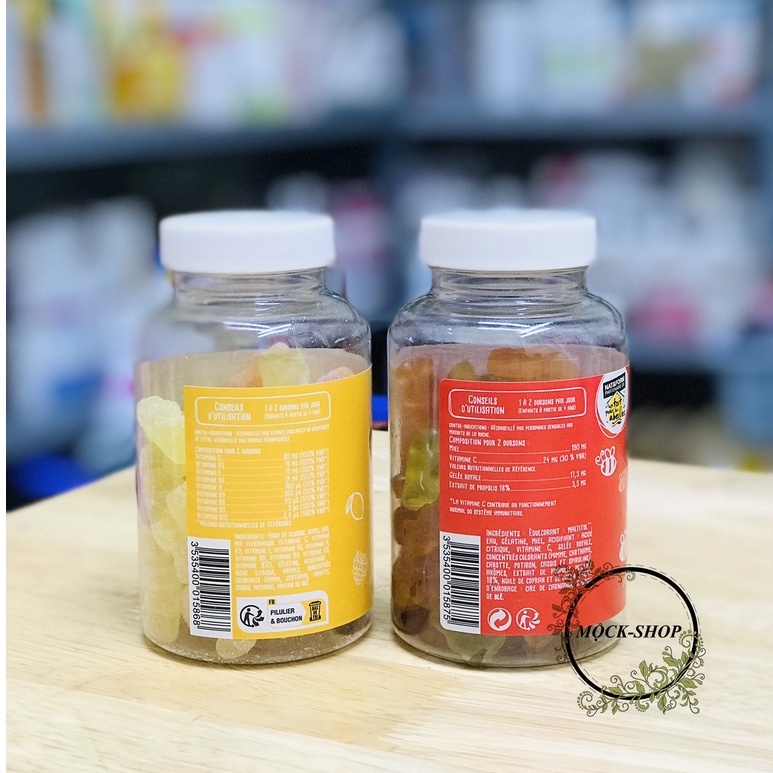 Kẹo Dẻo Hình Gấu Nat Form Junior Bổ Sung 9 Loại Vitamin Tăng Sức Đề Kháng Cho Trẻ Trên 3 Tuổi - NATFORM PHÁP