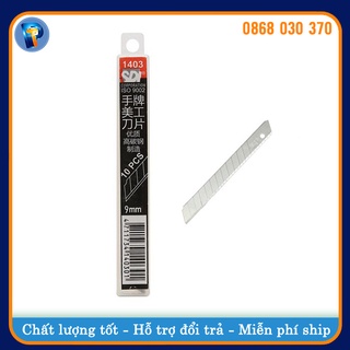 Lưỡi Dao Trổ SDI 1403 Nhỏ - Lưỡi Thay Lẻ Cho Dao Dọc Giấy