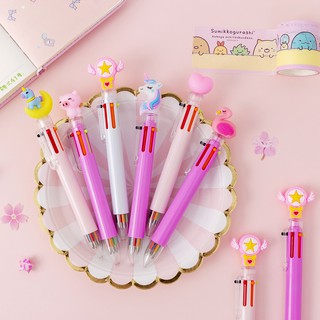 Bút bấm 6 màu ngựa và hồng hạc nguồn hàng buôn sỉ