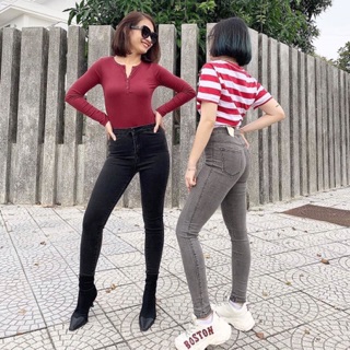 Quần jeans lưng cao VNXK (hàng đẹp)