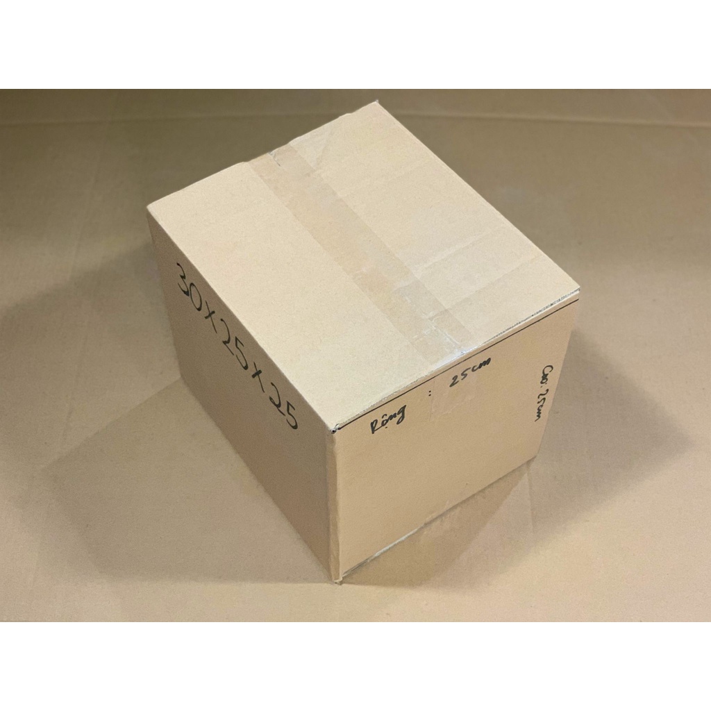 10 hộp carton đóng hàng 30x25x25 SILECARTON thùng giấy gói hàng tiện lợi