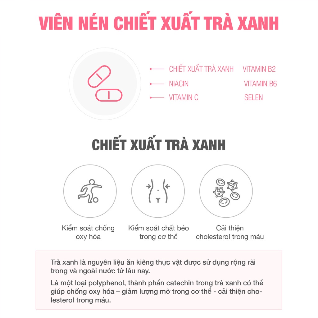 Combo Giảm Mỡ Tăng Cơ Calobye Catechin Trà Xanh + Probiotics &amp; Life Protein