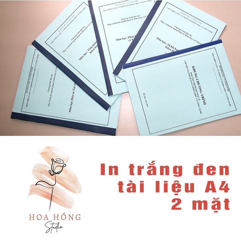 In tài liệu combo 10 tờ A4 2 mặt trắng đen, lấy liền tại TP Hồ Chí Minh, giao hàng 3-4 ngày toàn quốc - Hiệu ảnh Ho