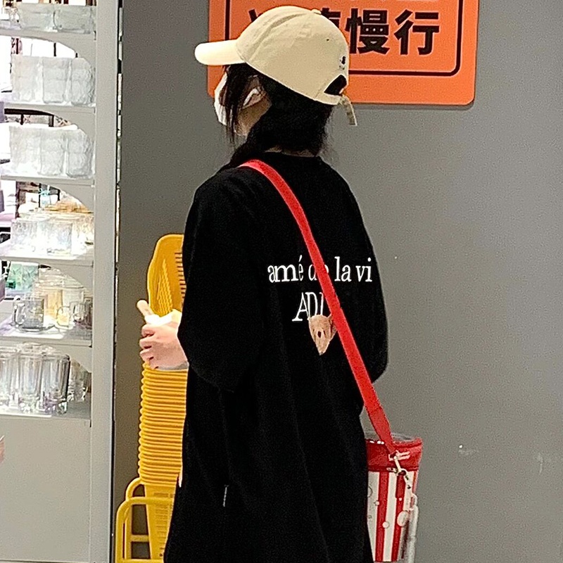 NRVP Áo Thun Cotton Tay Ngắn Cổ Tròn Màu Trơn Thời Trang Dành Cho Nữ