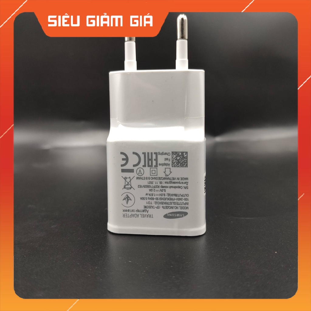 Củ sạc nhanh, Cốc Sạc Nhanh SAMSUNG 15W an toàn chống cháy nổ, hàng zin chính hãng bảo hành 12 tháng