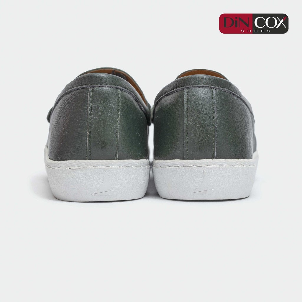 Giày Lười Da GLC02 Dark Green Dincox