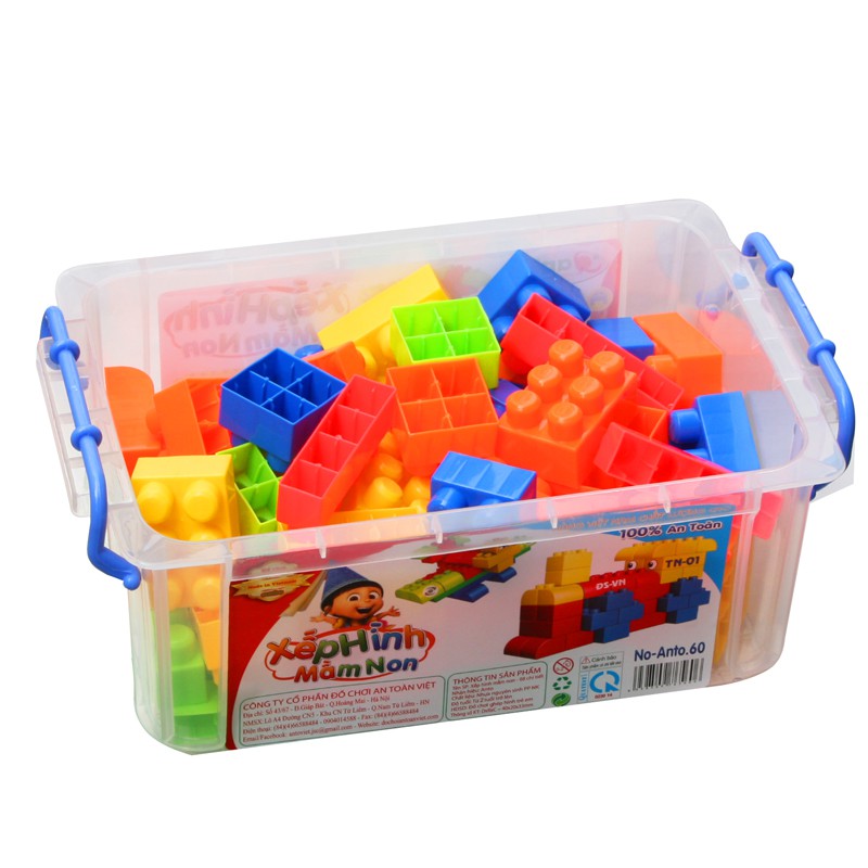 Xếp Hình Thông Minh Có Hộp Đựng Kèm Chữ Cái Tiện Lợi Hàng Việt Nam Chính Hãng