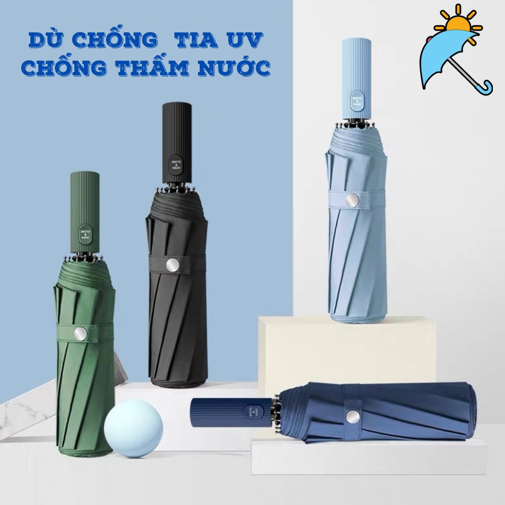 Dù che mưa , ô dù che nắng gấp gọn , chống thám chống tia UV cao cấp A