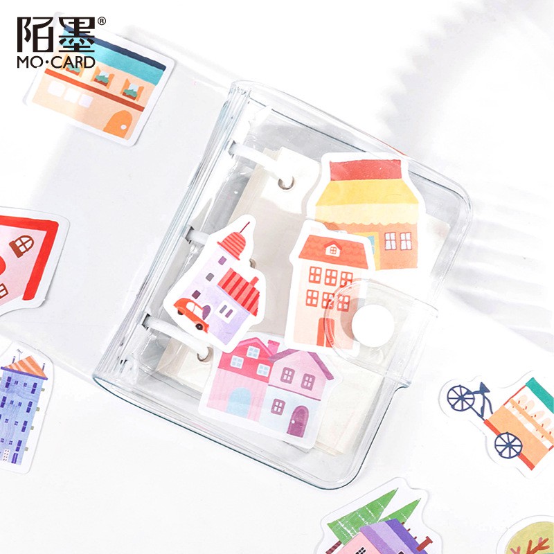 Bộ sticker/ Hình dán ngôi nhà nhiều kiểu dáng (45 Hình)
