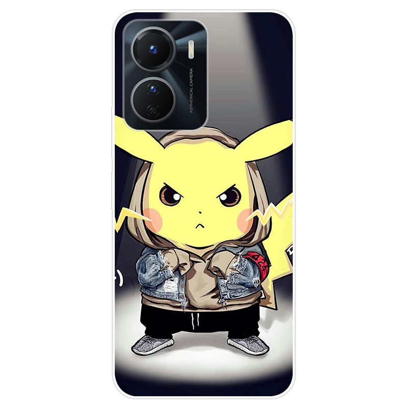 Ốp Điện Thoại TPU Dẻo Họa Tiết Hoạt Hình Dễ Thương Cho VIVO Y16 VIVOY16 Y 16 4G