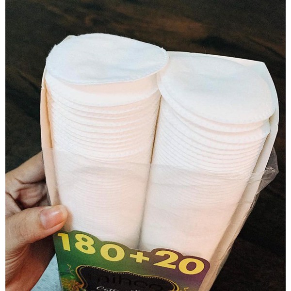 Bông tẩy trang Mihoo Cotton Pads 200 miếng ( 180+20)