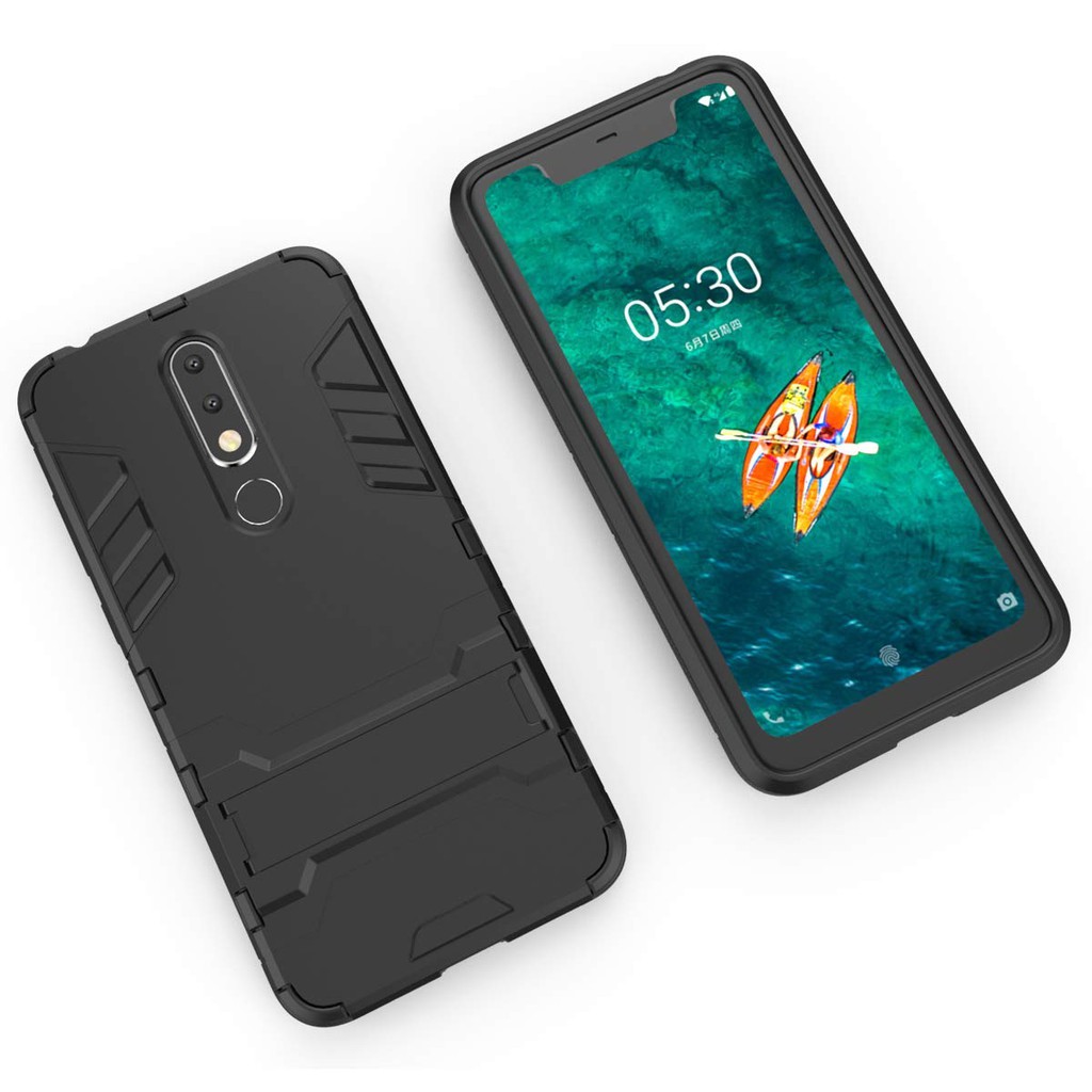 Ốp lưng Nokia 5.1 Plus/ Nokia X5 🔥FREE SHIP🔥 IRON MAN chống sốc bảo vệ viền và camera kèm chống xem video tiện lợi