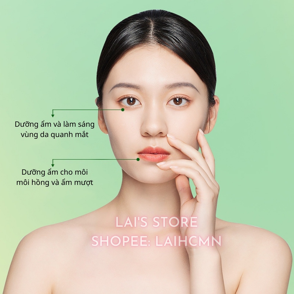 Set Mặt Nạ Mắt Môi Bioaqua Dưỡng Ẩm, Mờ Quầng Thâm, Giảm Nếp Nhăn Mắt, Trẻ Hoá Da, Môi Hồng, Mềm Mịn Và Mọng Nước