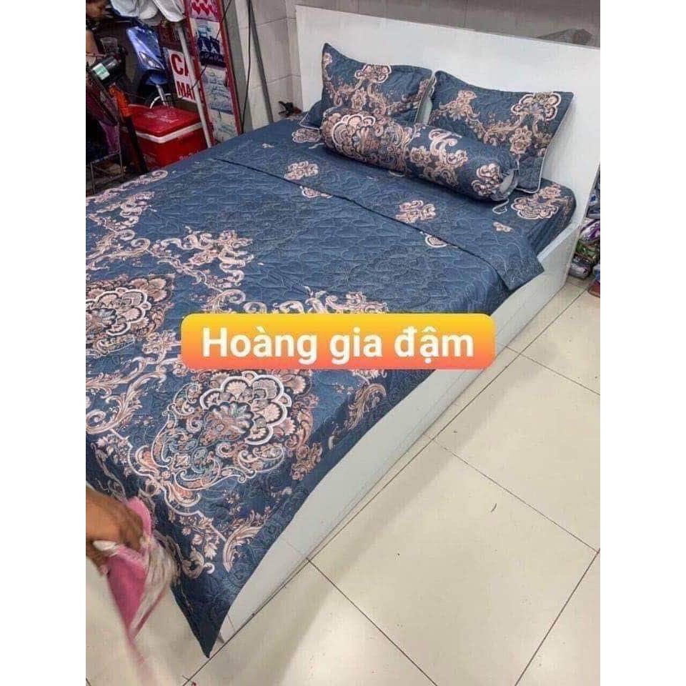 Bộ 4 món ga gối nhiều màu sắc - Shop nệm Khánh Ngọc