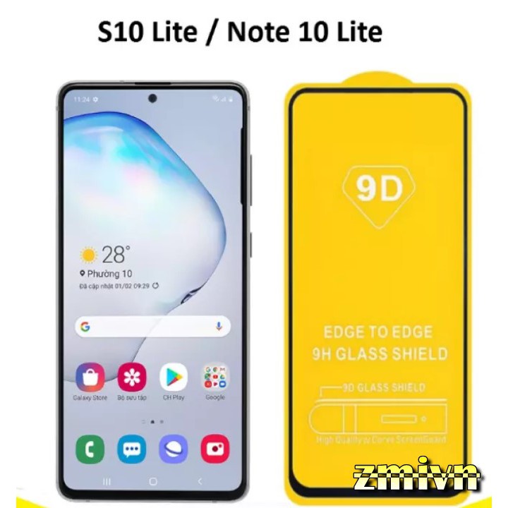 Cường lực Full màn Samsung Galaxy Note 10 Lite / S10 Lite thế hệ mới