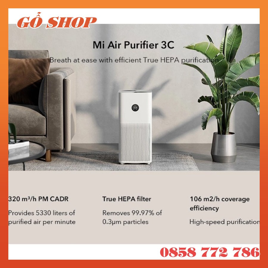 Máy lọc không khí Xiaomi Mi Air Purifier 3H/3C