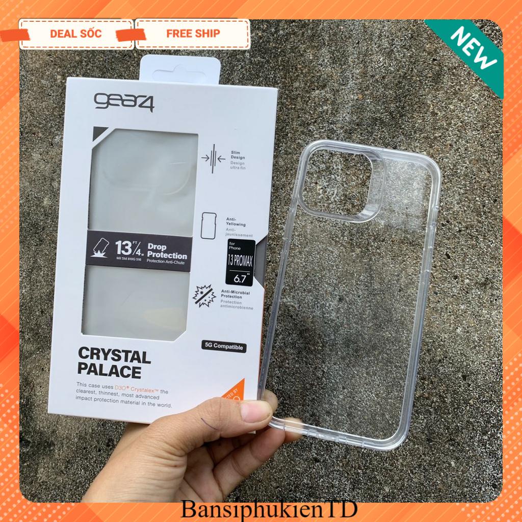[Có 14] Ốp Lưng Trong GEAR 4 iPhone 14 Pro Max / 14 / 13 Pro Max/13 Pro/12/12 Pro/12 Pro Max/11/ 11 Pro Max Chống Ố Vàng