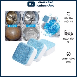 Viên vệ sinh lồng giặt, thuốc tẩy lồng máy giặt cửa ngang, cửa đứng, làm sạch lồng giặt trong nháy mắt