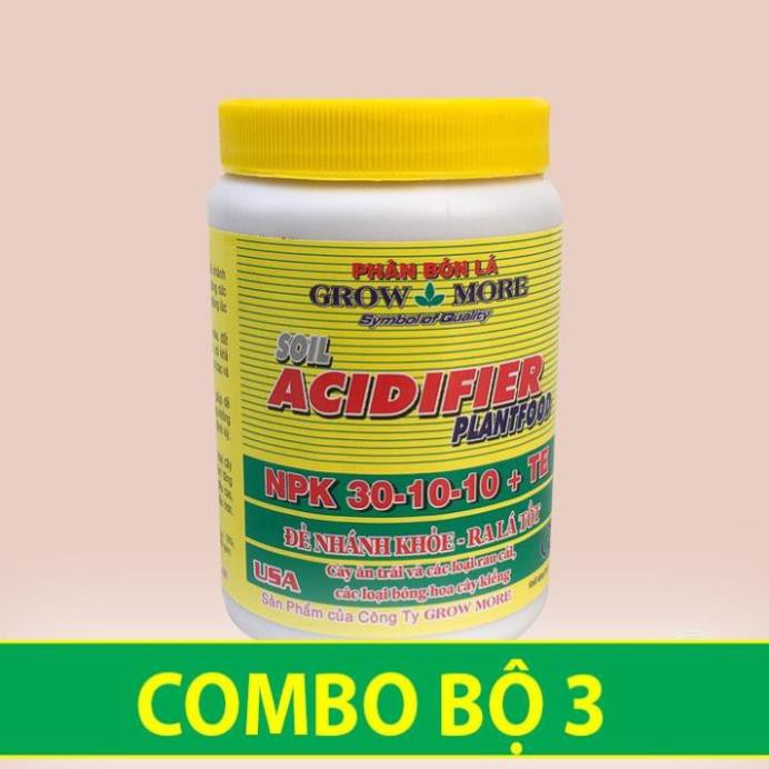 COMBO 03 lọ phân NPK 30-10-10 chăm sóc lan