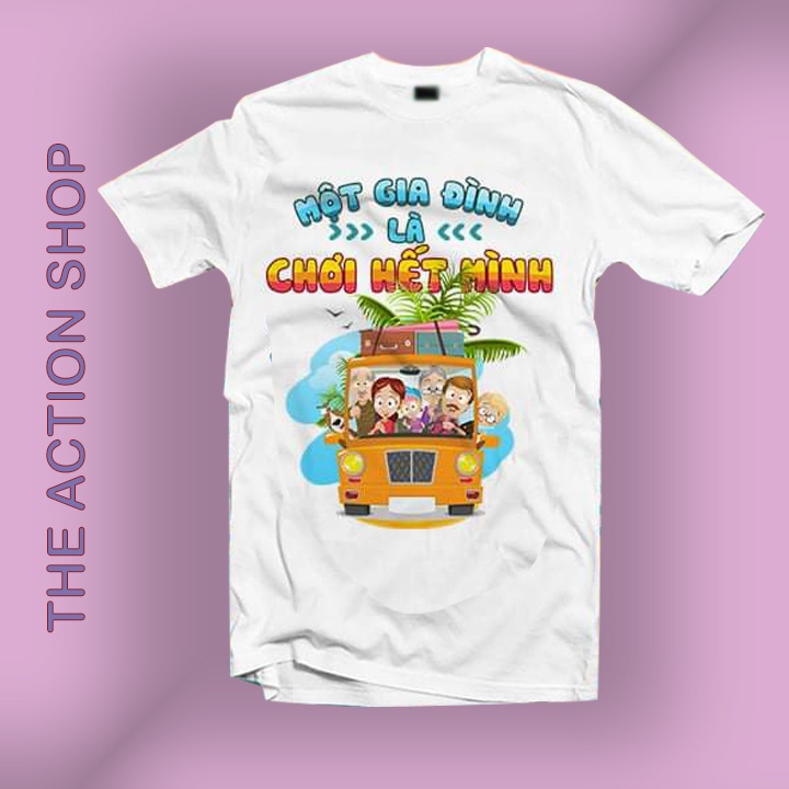 Áo thun team building đi biển,thun cotton 4 chiều mềm mịn có 4XL và 5XL ACS25-ACS28 Bin Action
