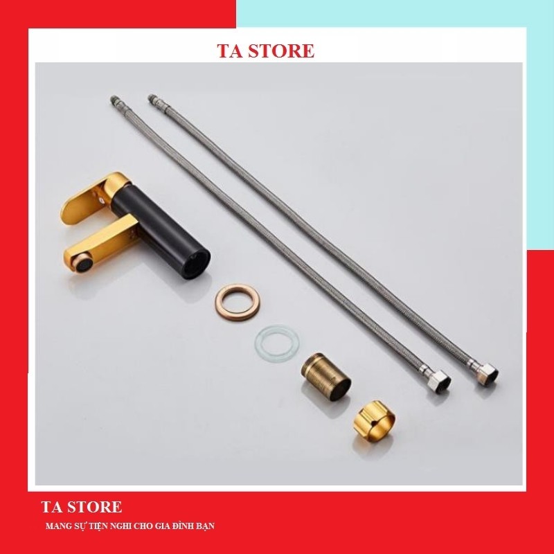 Vòi Lavabo Nóng Lạnh Gật Gù TATAMO Vòi Rửa Mặt Cắm Chậu Tăng Áp Thiết Bị Nhà Tắm TA STORE ST09