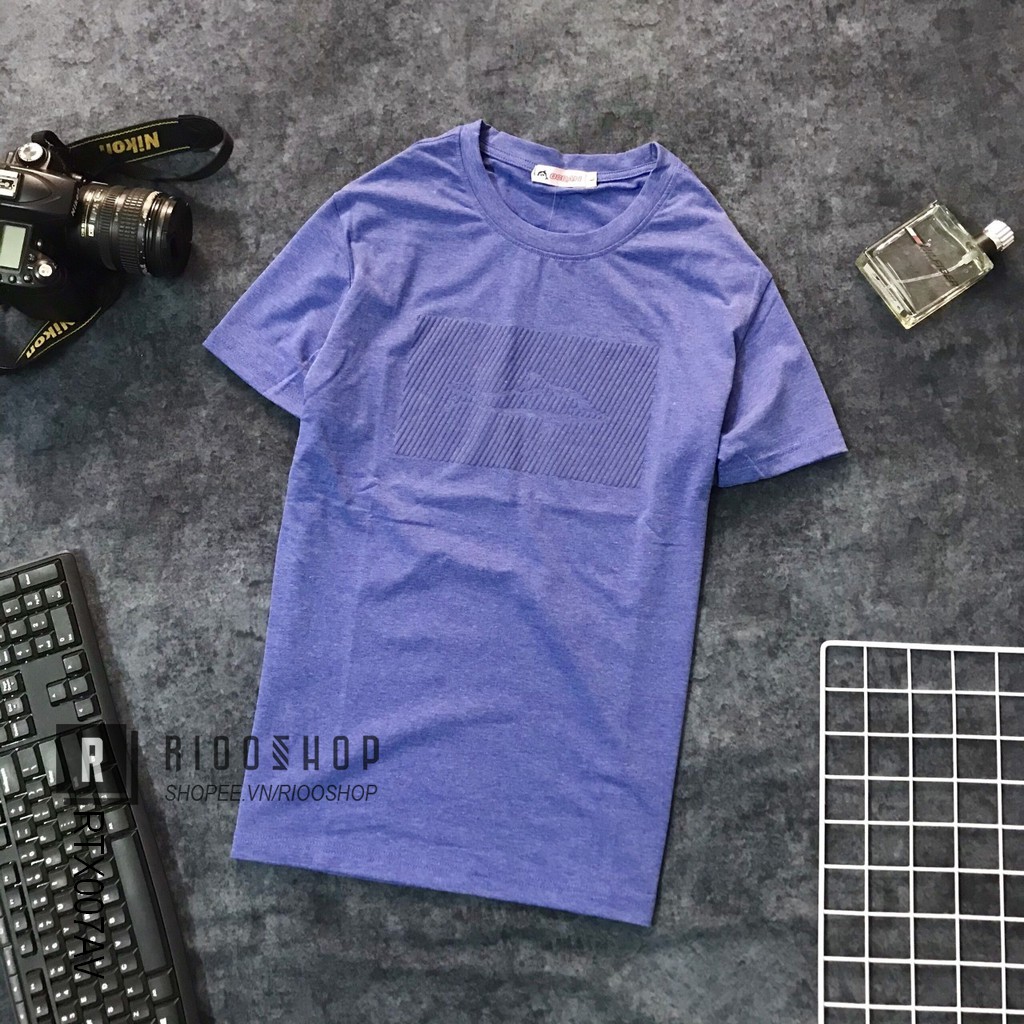 Áo thun nam ngắn tay cổ tròn cotton OCE in nổi RTX007 - áo phông nam form rộng Riooshop | BigBuy360 - bigbuy360.vn