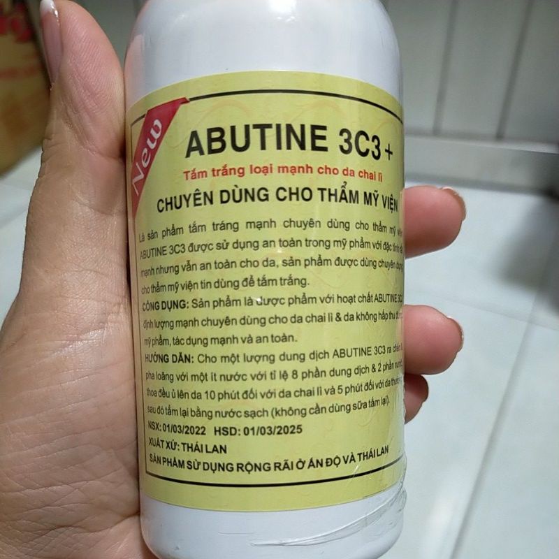 Kem ủ trắng Abutine 3c3 350ml