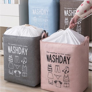 Hộp vải 75L đựng chăn màn quần áo dáng vuông có thể gấp gọn tiện lợi