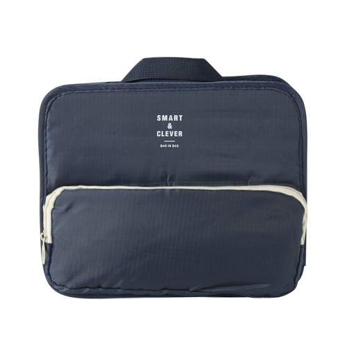 Túi Đựng Đồ Bag In Bag ARTBOX Hàn Quốc Màu Xanh Nước Biển Navy Đơn Giản