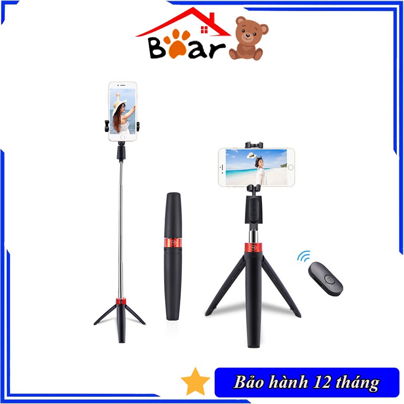 Tripod bluetooth đa năng Y11 kiêm chân đỡ điện thoại livestream, gậy tự sướng có điều khiển bluetooth thế hệ mới | BigBuy360 - bigbuy360.vn