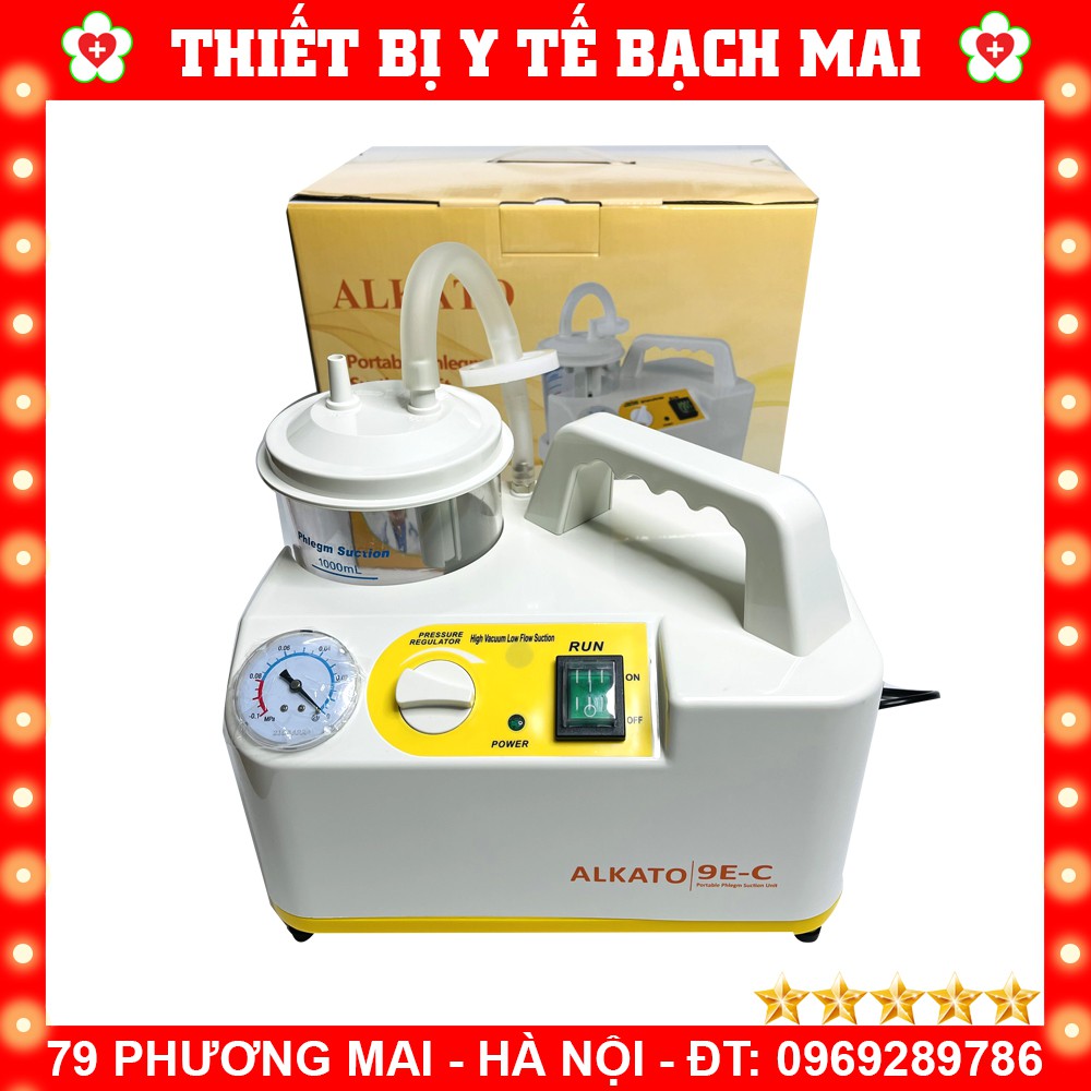 Máy Hút Dịch Mũi Họng 1 Bình ALKATO KD-3090C1 [Mẫu Mới 9E-C]