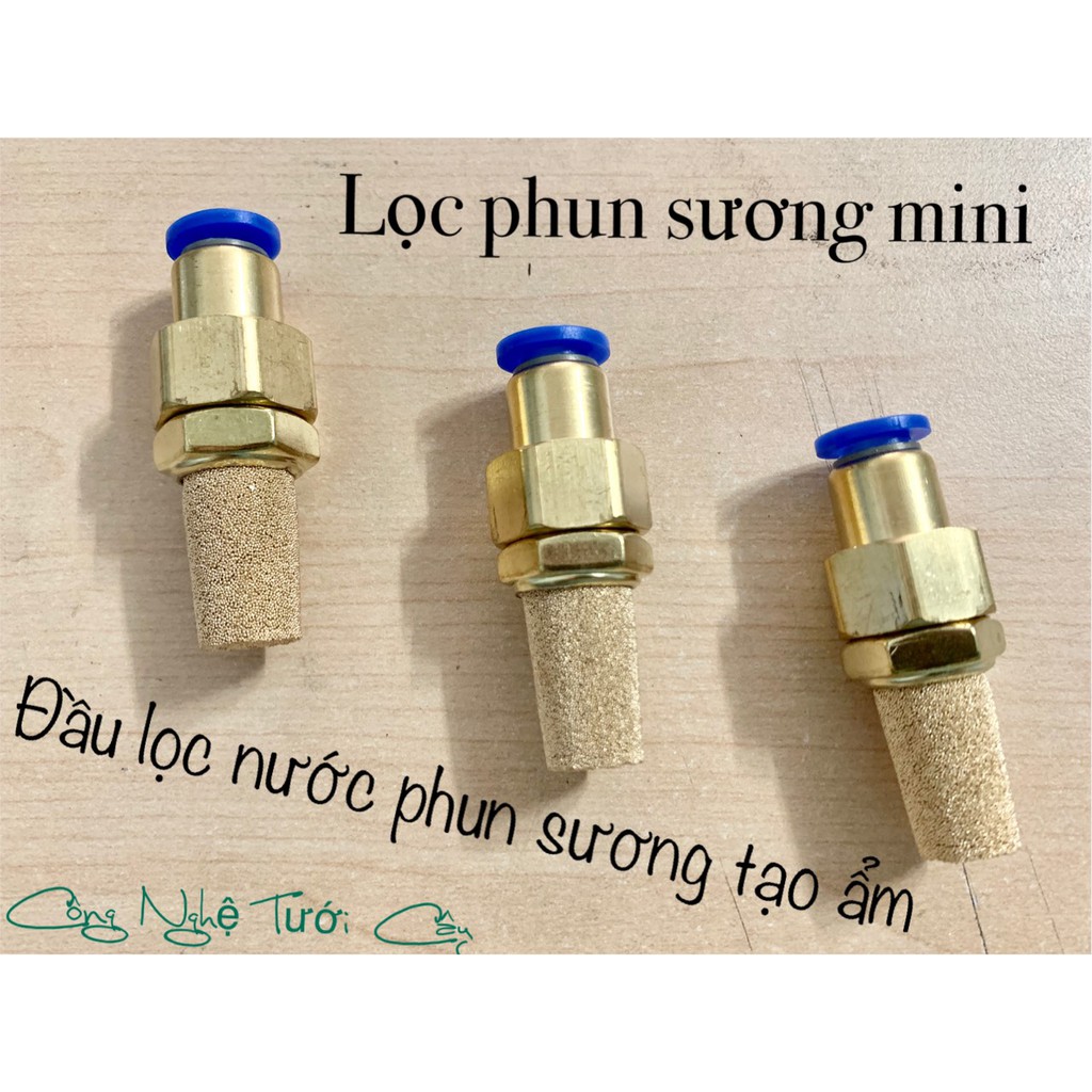 Đầu lọc nước cho hệ thống phun sương làm mát tạo độ ẩm