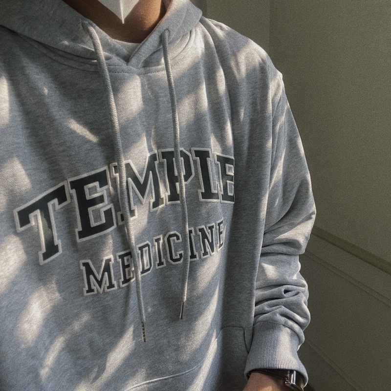 Áo nỉ hoodie nam chữ nổi - TEMPLE HOODIE