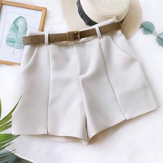 Quần short nữ khuy trước 3 màu xinh xắn