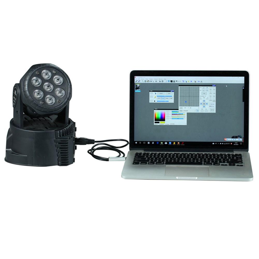 LUSTREON USB to DMX512 Interface Adapter Computer PC LED Light Dimmer Controller