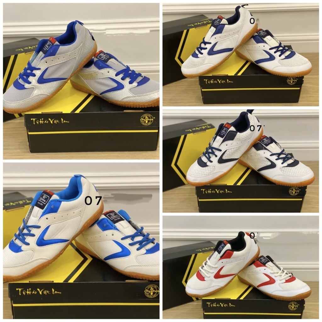 Giày cầu lông Chính Hãng Chí Phèo  giày Thái Dương mã 005 đế khâu, ôm chân, da mềm thoáng khí