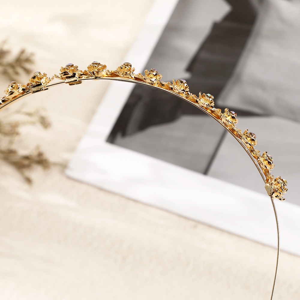 Cài tóc Haimeikang thời trang đính đá hợp kim sang trọng