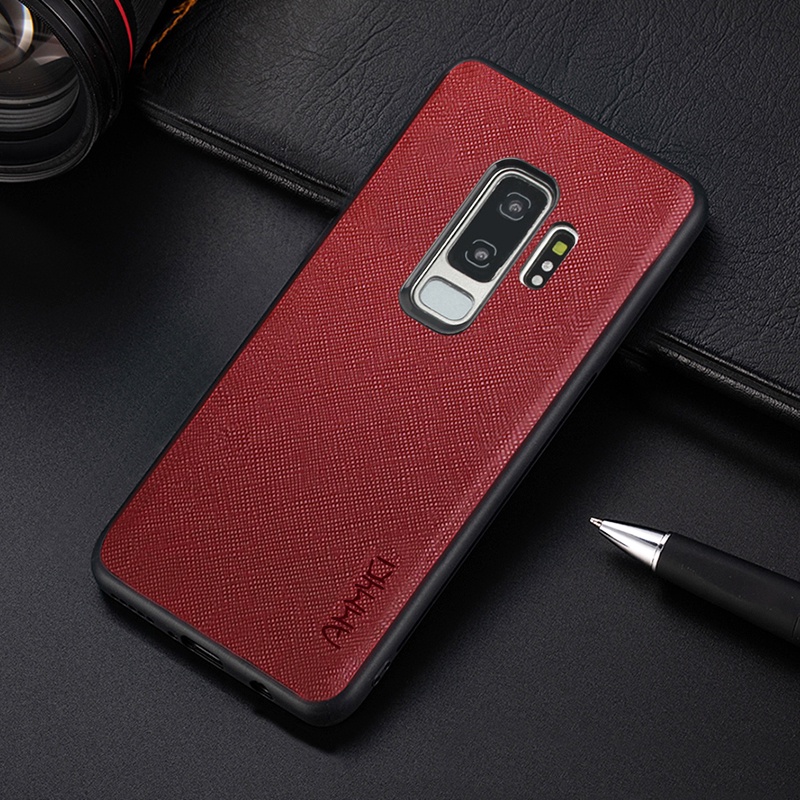 Ốp Lưng Chất Liệu TPU Phối Da Cho Samsung Galaxy S8 S9 Plus Samsung Galaxy S8 S9 Plus Note 9 10 2022