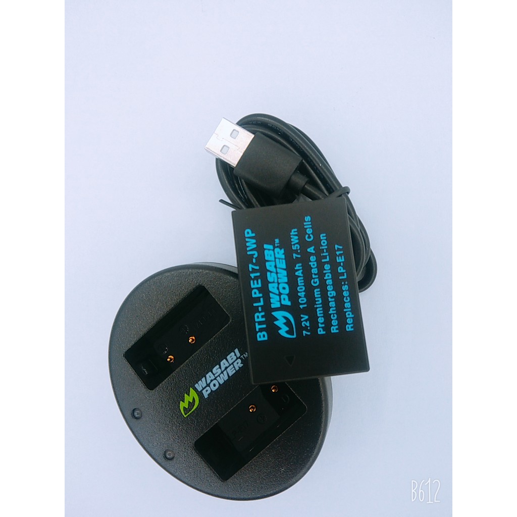 PIN SẠC MÁY ẢNH WASABI FOR CANON LP-E17