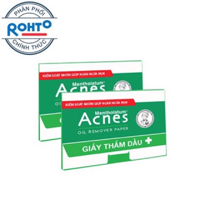 Giấy thấm dầu Acnes - gói 50 tờ kiểm soát nhờn giúp ngăn ngừa mụn | BigBuy360 - bigbuy360.vn