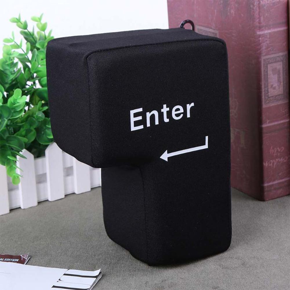 Gối đệm tay hình nút Enter cỡ lớn sáng tạo để bàn máy tính tiện lợi