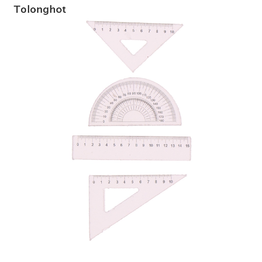 Bộ 4 Thước Vẽ Tỉ Lệ 1: 12 Dành Cho Búp Bê