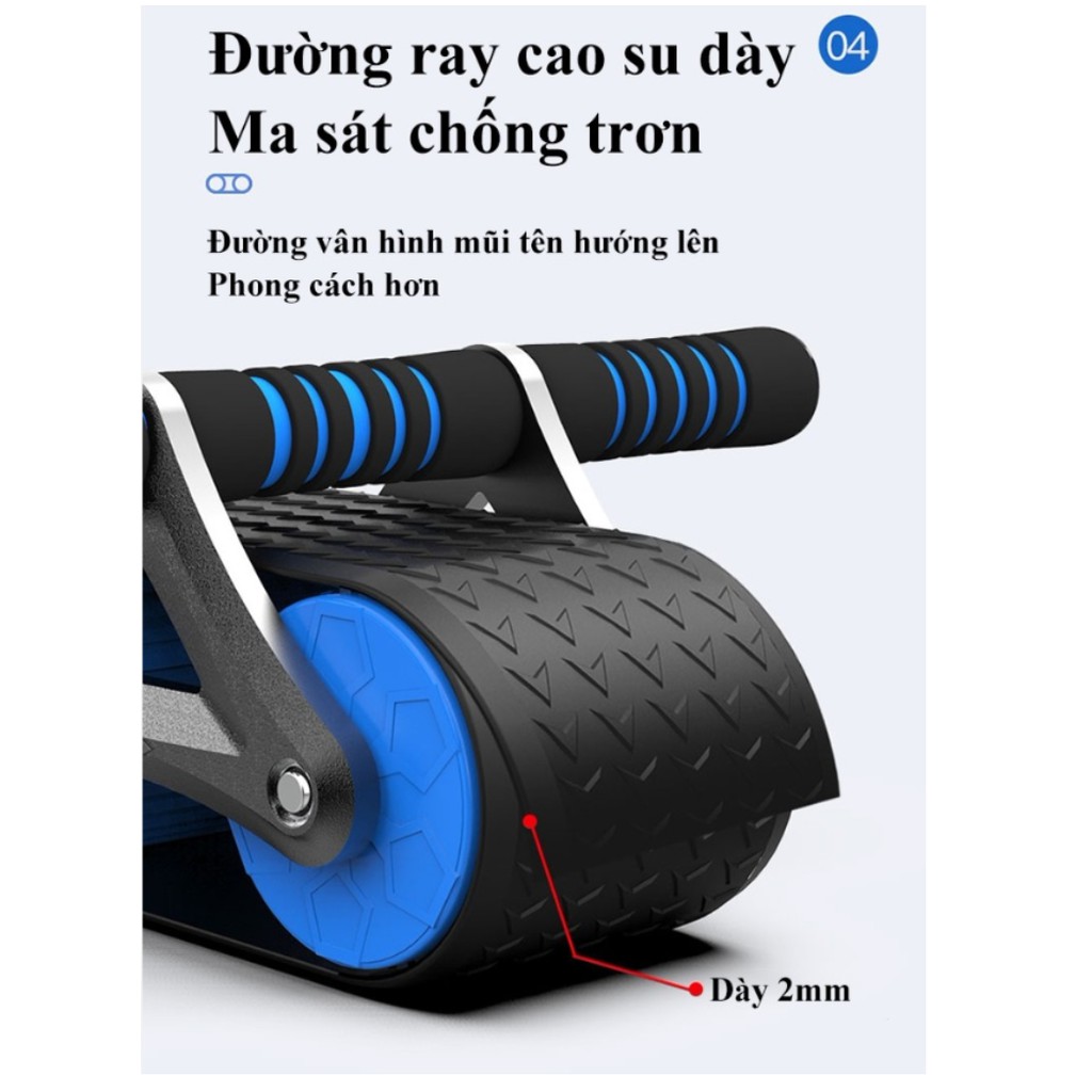 Con lăn tập cơ bụng tự động đốt calo Tank Wheel