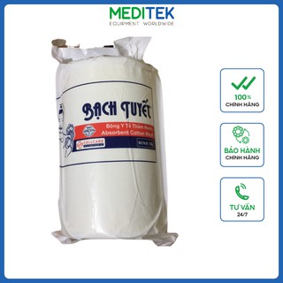 [CHÍNH HÃNG] Bông hút Việt Nam Bạch Tuyết 1kg/1 túi (Loại 1)  (BH.BT02), dùng trong y tế, mềm mịn, tiệt trùng, không pha