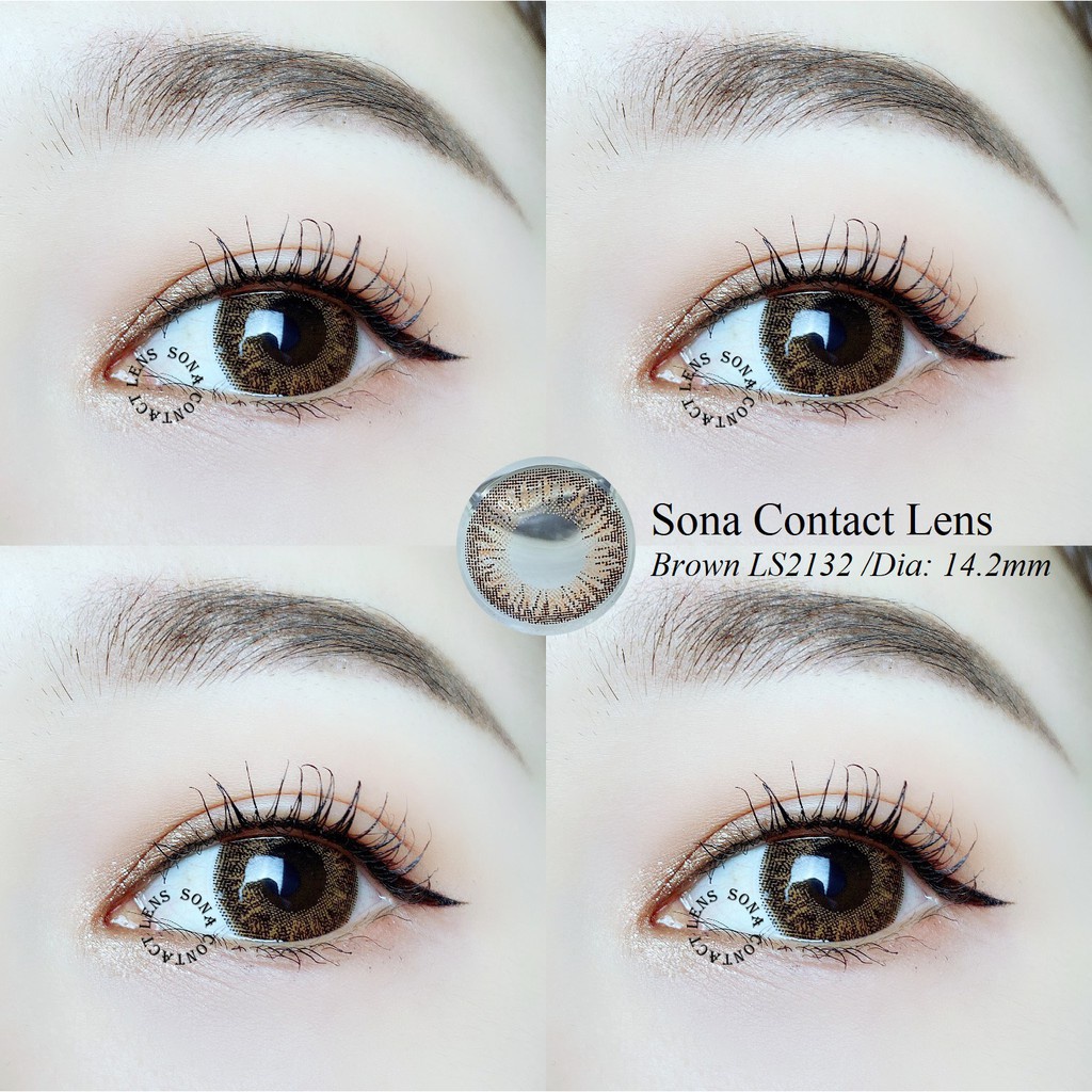 Lens Brown LS-2132 (kính áp tròng Sona Hàn Quốc)