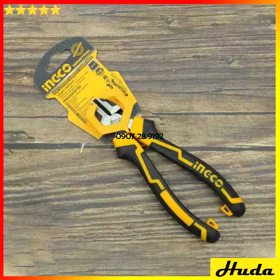 Kìm cắt dài 160mm 180mm cao cấp Total Ingco kềm cắt cáp dây điện sắt kim loại thép Cr-V siêu cứng POI